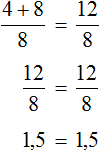 x+8 на 8 равно 12 на 8 решить уравнение шаг 4