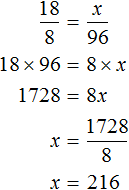 18 na 8 ravno x na 9 решение