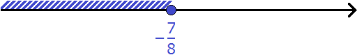 числовой промежуток от минус бесконечности до 7 8